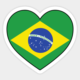 Heart - Brazil _063 Sticker